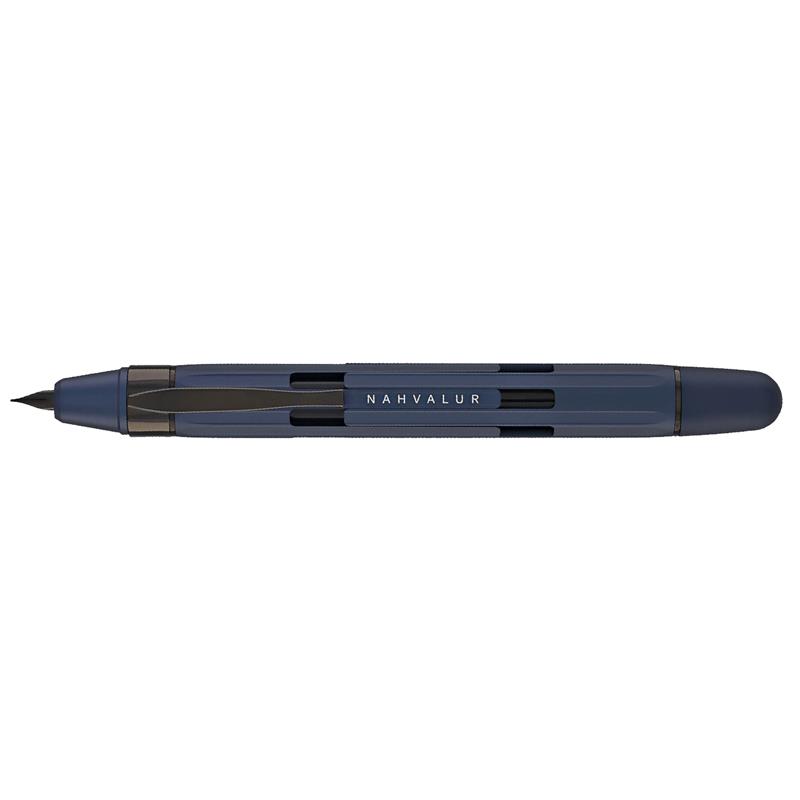 Nahvalur Eclipse Cobalt BLK Fountain Pen - Stilografica