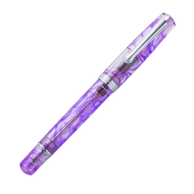 Nahvalur Original Plus Melacara Purple Fountain Pen - Stilografica