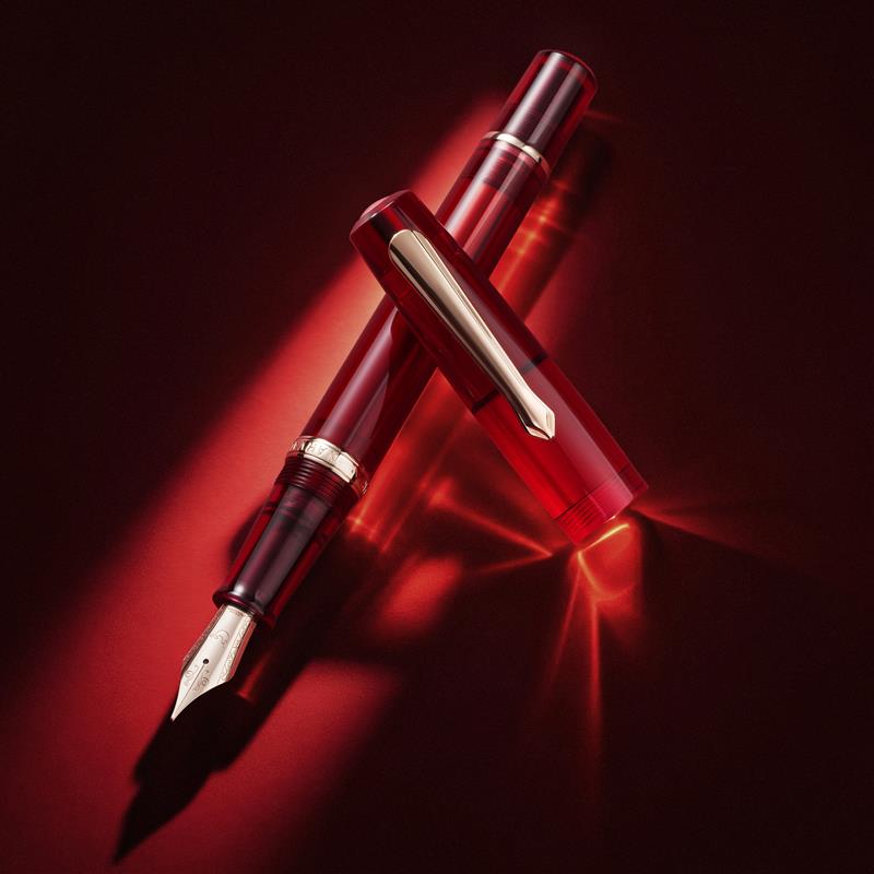 Nahvalur Original Burgundy Wine Fountain Pen - Stilografica