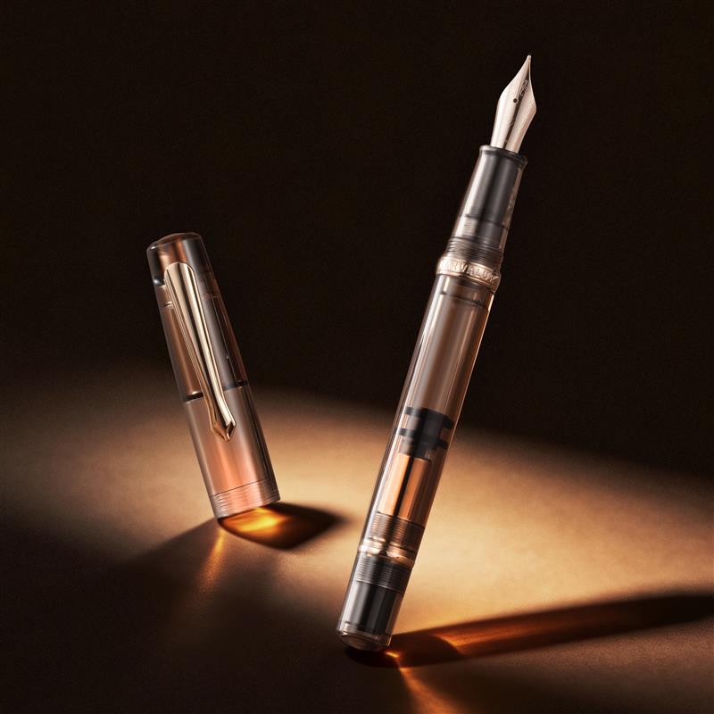 Nahvalur Original Cocoa Smoke Fountain Pen - Stilografica