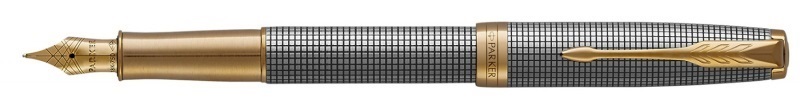 Parker Sonnet Sterling Silver Ciselè  Fountain Pen - Stilografica