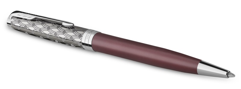 Parker Sonnet 2021 Metal and Red CT Ballpen - Sfera
