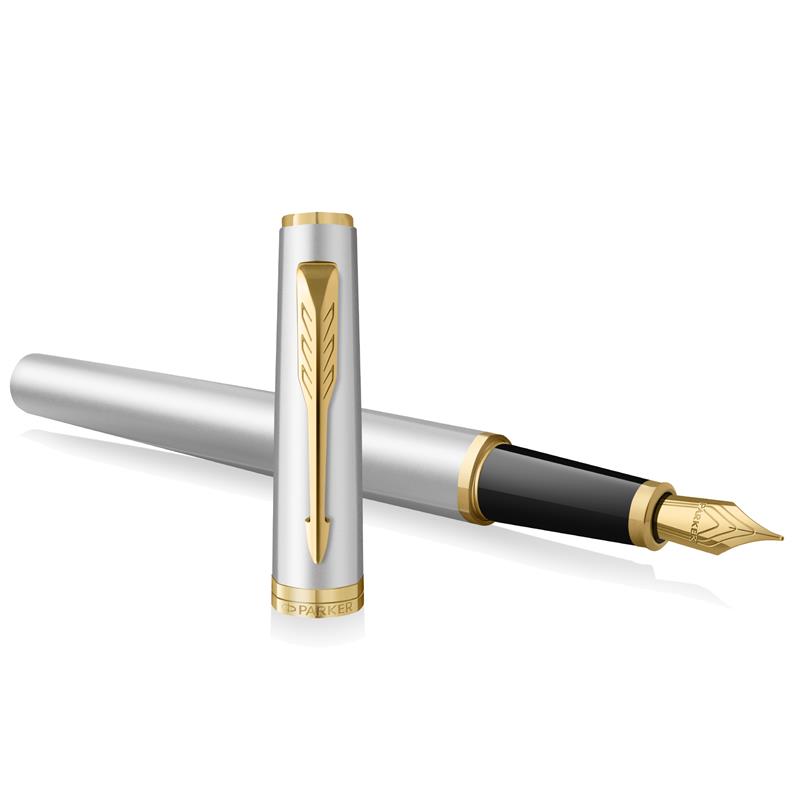 Parker Meridian Steel GT Fountain Pen - Stilografica