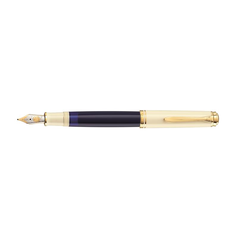 Pelikan SOUVERÄN® 800 Cream Blue Fountain Pen - Stilografica