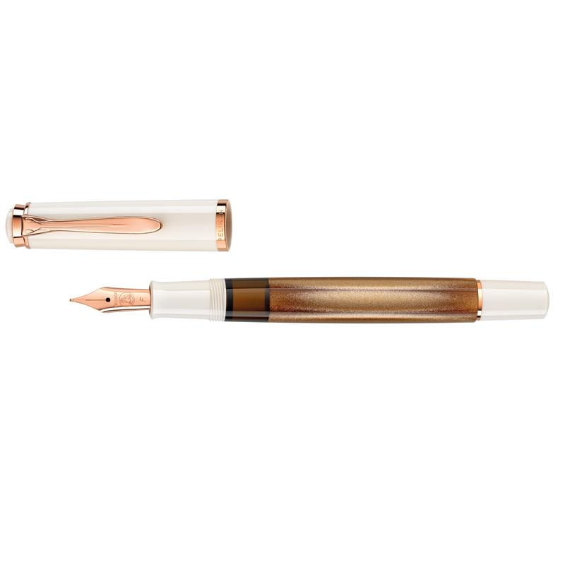 Pelikan M200 Copper Rose Gold Fountain Pen - Stilografica