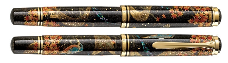 PELIKAN Kingfisher Maki-e Fountain Pen - Stilografica