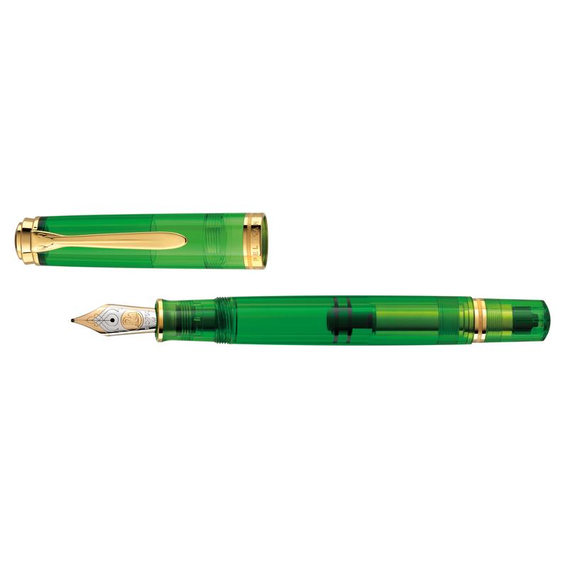 Pelikan 800 Green Demonstrator Fountain Pen - Stilografica