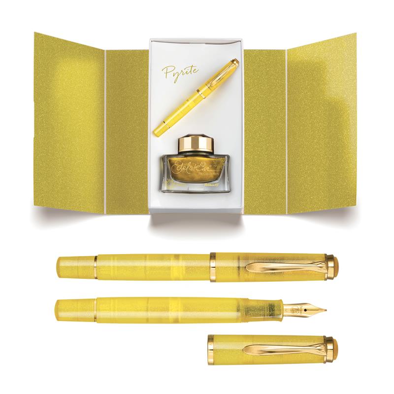 Pelikan 200 PYRITE set - Fountain Pen - Stilografica