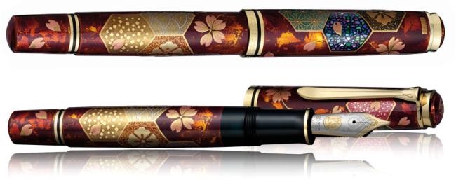 Pelikan Maki-e Fantasia - Penna Stilografica - Fountain Pen - Limited Edition