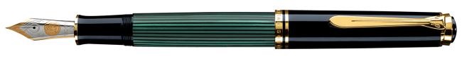 Pelikan Souveran M1000 green & black Fountain pen - Stilografica