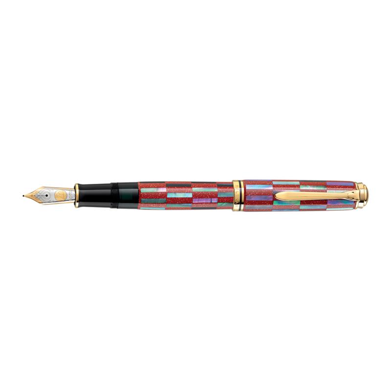 Pelikan M1000 Maki-e Red Infinity Fountain Pen Limited Edition