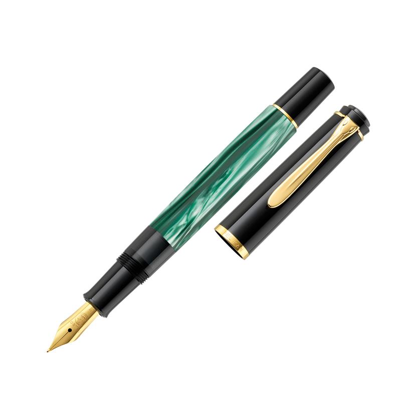 Pelikan M200 Green Marble fountain pen - penna Stilografica