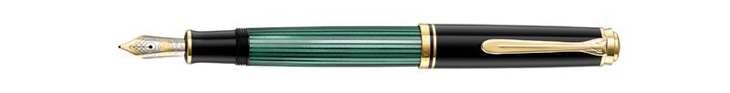Pelikan Souveran M600 Green & Black Fountain pen - Penna Stilografica