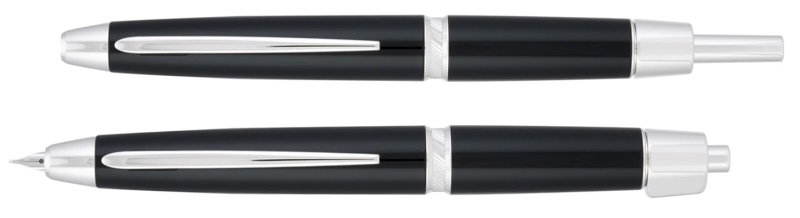 Pilot Capless LS Black Fountain Pen - Stilografica