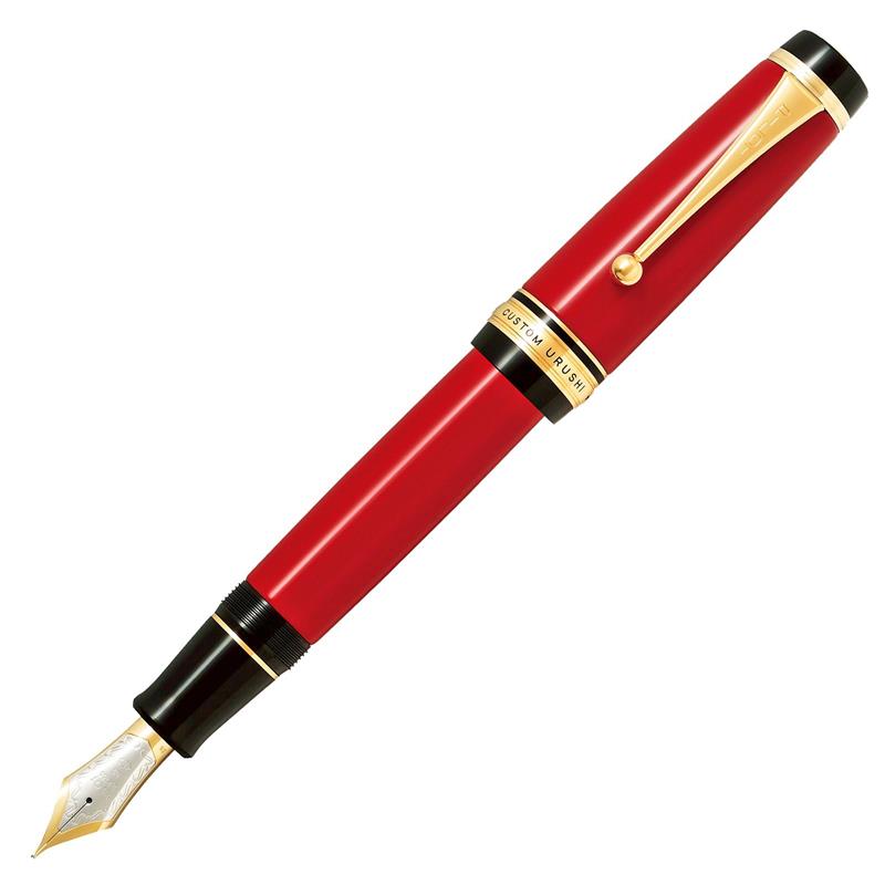 Pilot Custom Urushi FKV-88SR Red Lacquer Fountain Pen - Stilografica