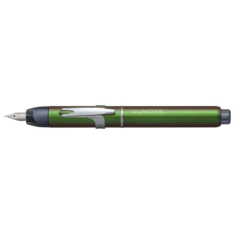 Platinum Curidas Stones Sphene Green Retractable Fountain Pen - Stilografica