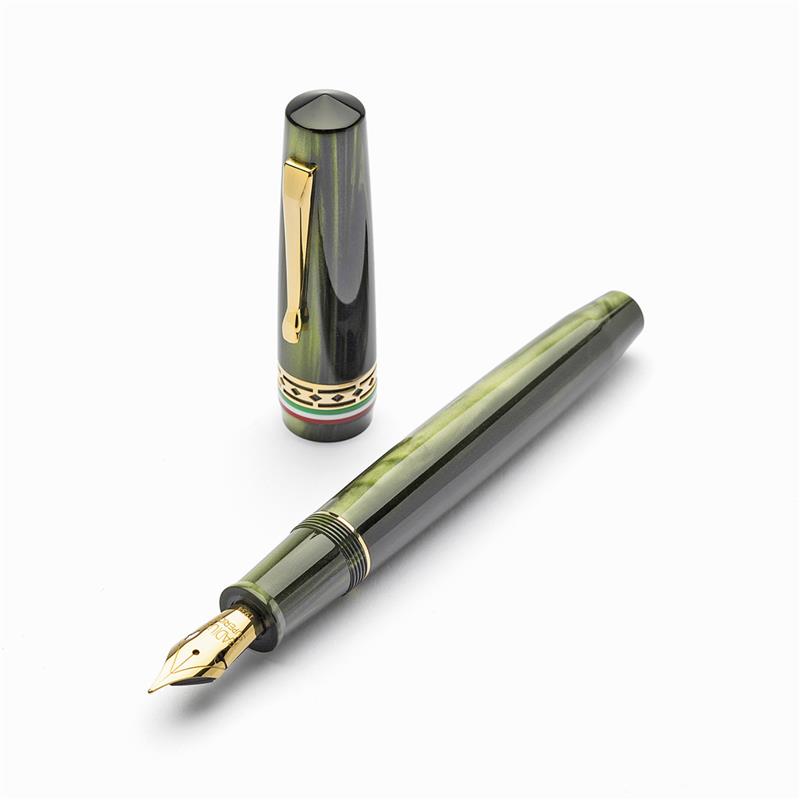 RADIUS Settimo ITALIA Olive GT Fountain Pen - Stilografica