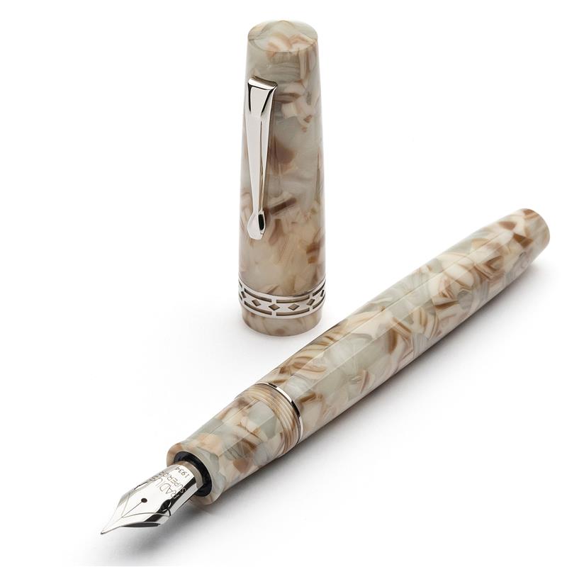 RADIUS 1934 - Settimo Marmo Bianco ST Fountain Pen - Stilografica