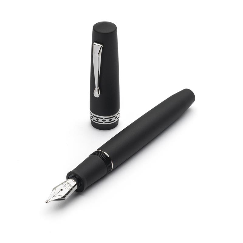 RADIUS 1934 - Settimo Matte Black ST Fountain Pen - Stilografica