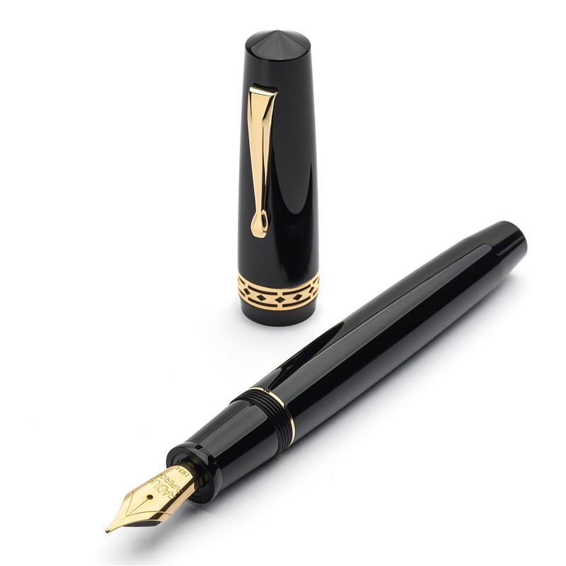 RADIUS 1934 - Settimo Shiny Black GT Fountain Pen - Stilografica