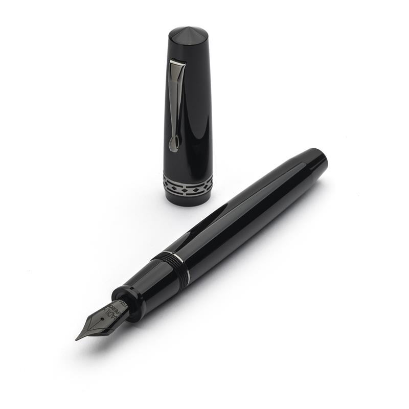 RADIUS 1934 - Settimo Shiny Black RT Fountain Pen - Stilografica