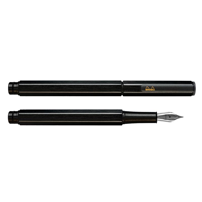 Rhodia scRipt Black Fountain Pen - Stilografica