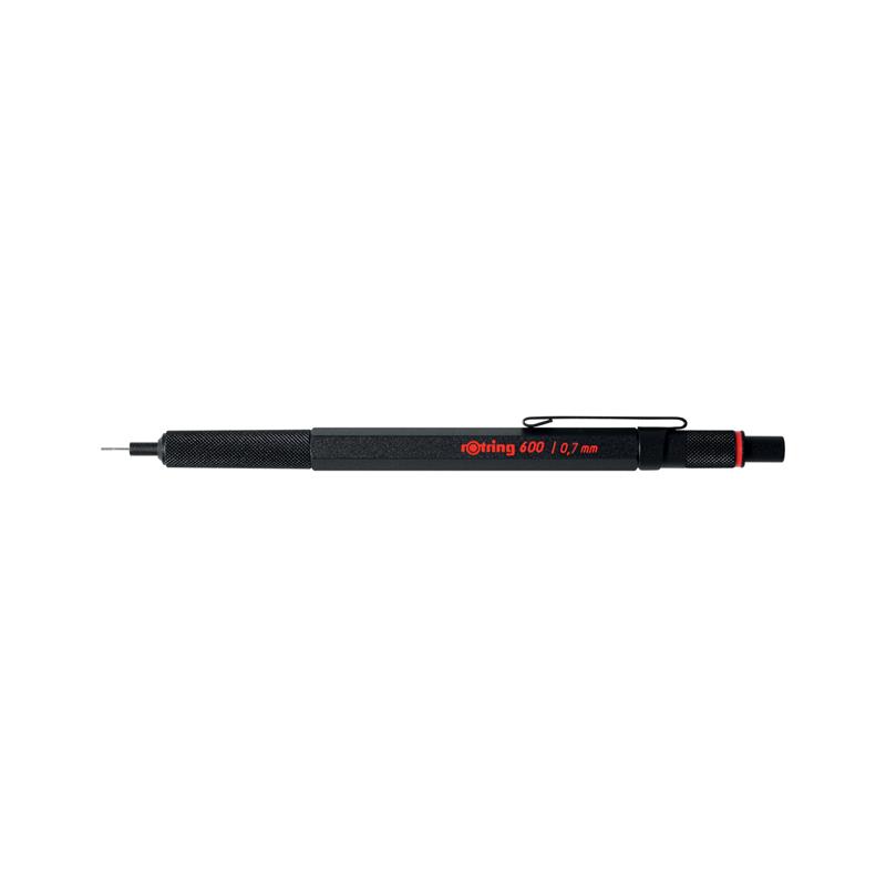 rOtring 600 Mechanical Pencil - Portamine 0,7 BLACK