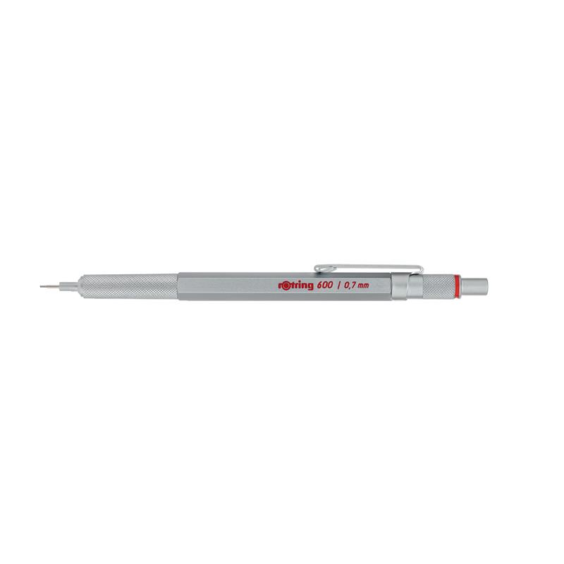 rOtring 600 Mechanical Pencil - Portamine 0,7 SILVER
