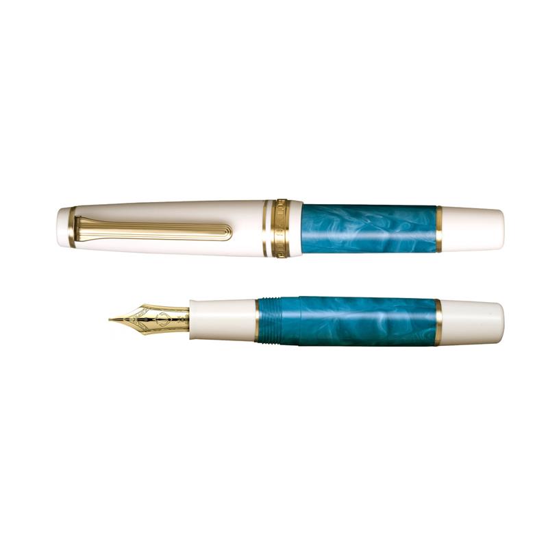 Sailor Progear slim mini Rencontre Bleu Ciel Fountain Pen - Stilografica