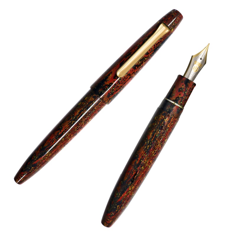Sailor Kouen Red Flame Fountain Pen - Stilografica