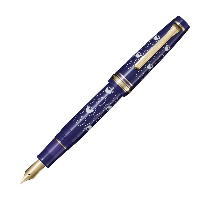 Sailor x KAMAWANU penna stilografica Blue GT