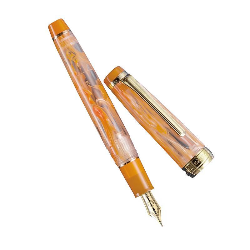 Sailor VEILIO 3rd Edition Pearl Orange Fountain Pen - Stilografica
