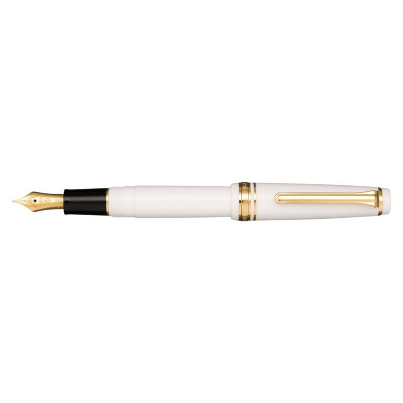 Sailor Sapporo White GT Fountain Pen - Penna Stilografica