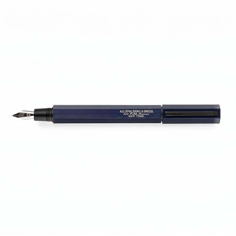 A.G. Spalding & Bros HEXA Blue Fountain Pen - Stilografica