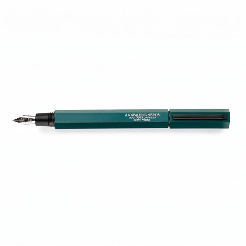 A.G. Spalding & Bros HEXA Green Fountain Pen - Stilografica