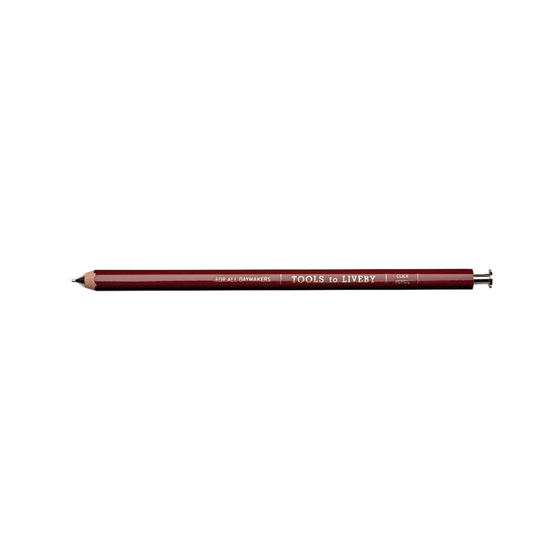 TOOLS to LIVEBY Click Pencil 0,5mm BURGUNDY