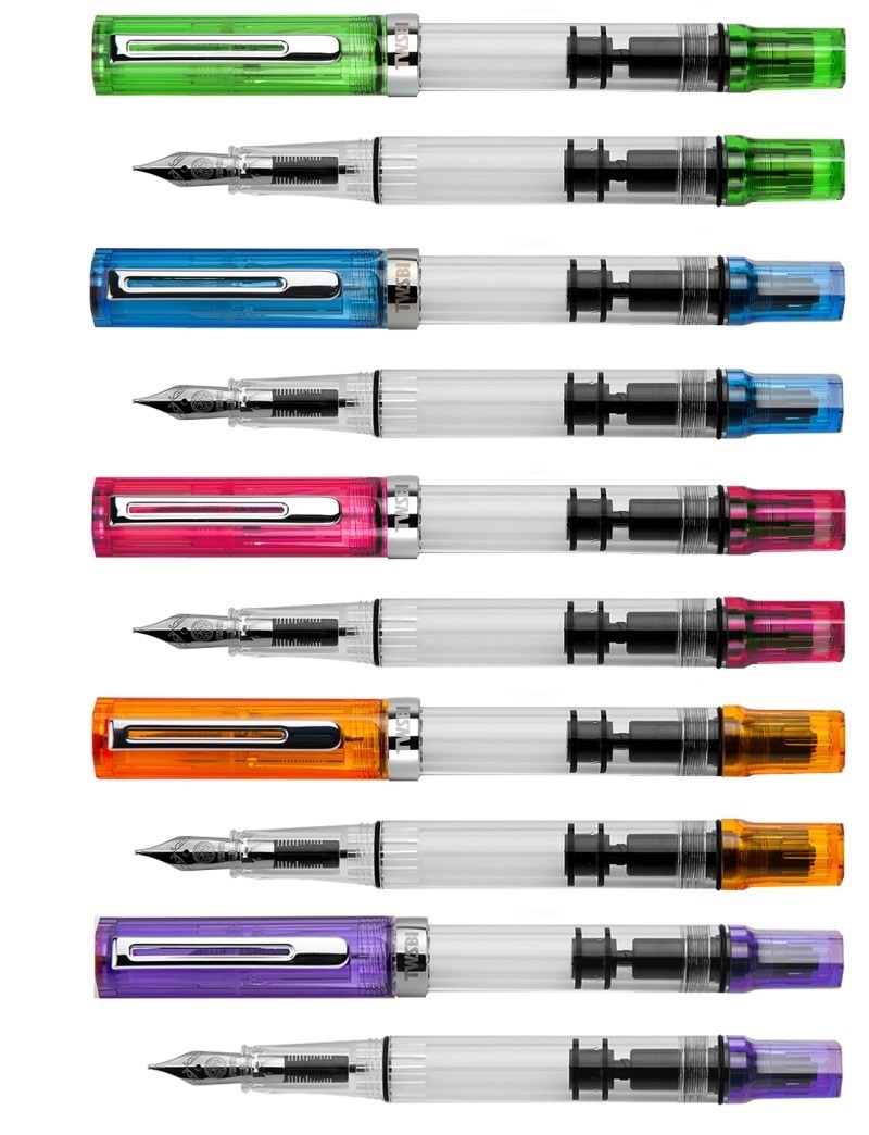 Penna Stilografica Twsbi Diamond Mini AL Silver pennino M