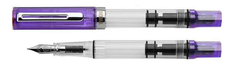 TWSBI ECO Trans Purple Fountain Pen - Stilografica