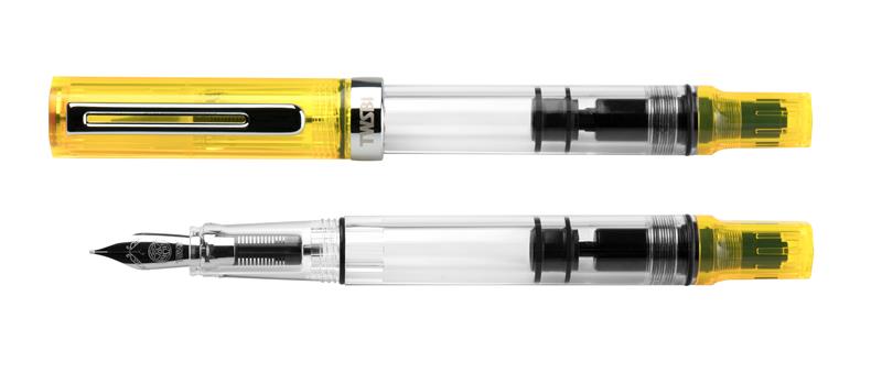 TWSBI ECO Trans Yellow Fountain Pen - Stilografica