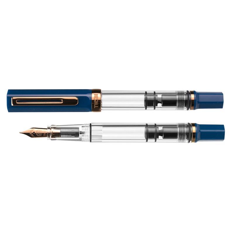 TWSBI ECO Indigo Blue Bronze Fountain Pen - Stilografica