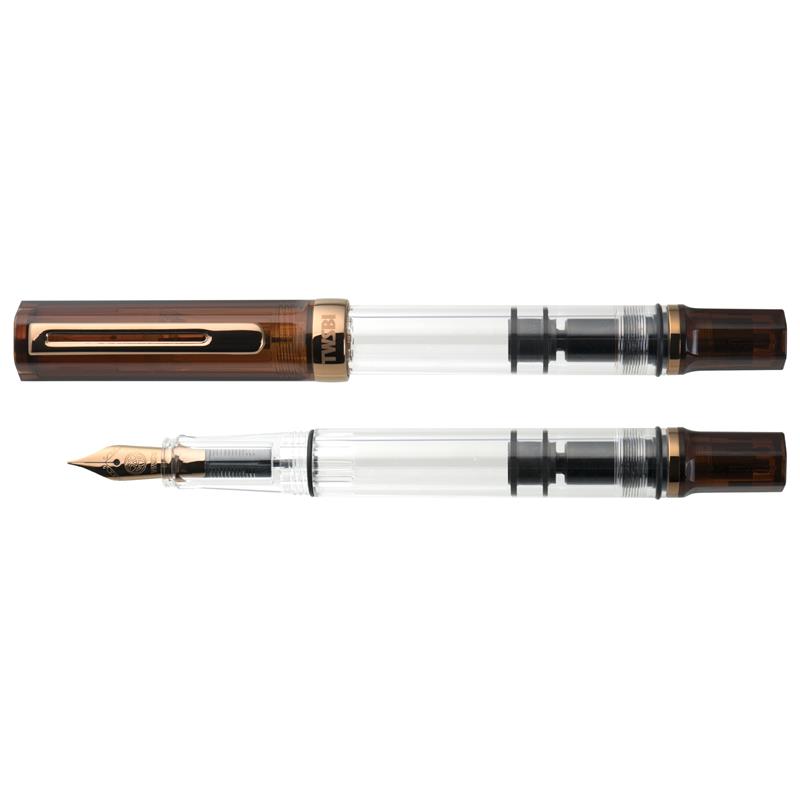 TWSBI ECO Rootbeer with Bronze Fountain Pen - Stilografica