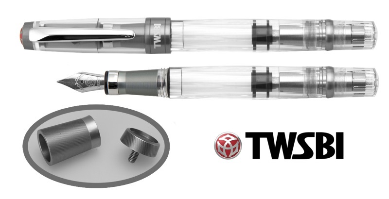 TWSBI 580 AL R Nickel Gray