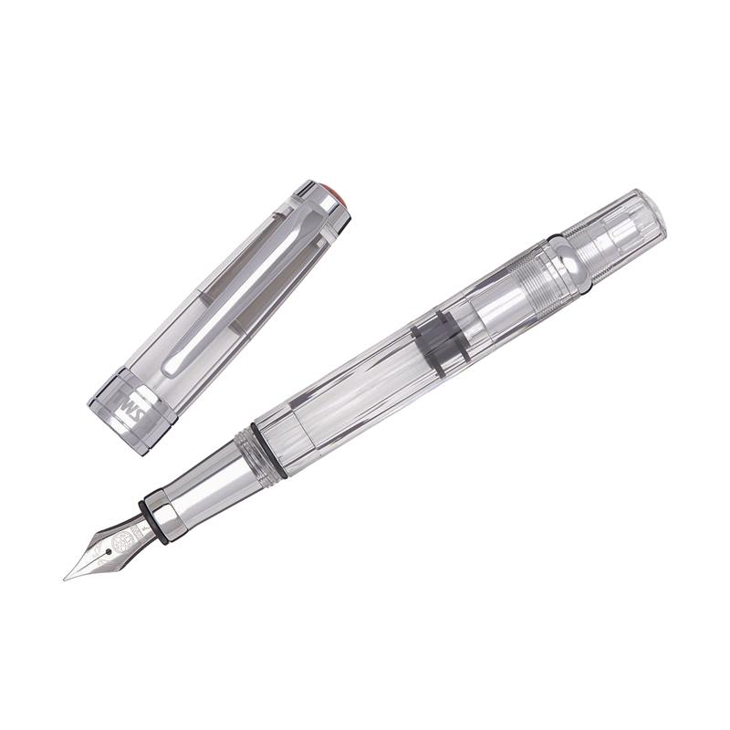 TWSBI Diamond 580 AL Clear Demo Fountain Pen - Penna Stilografica
