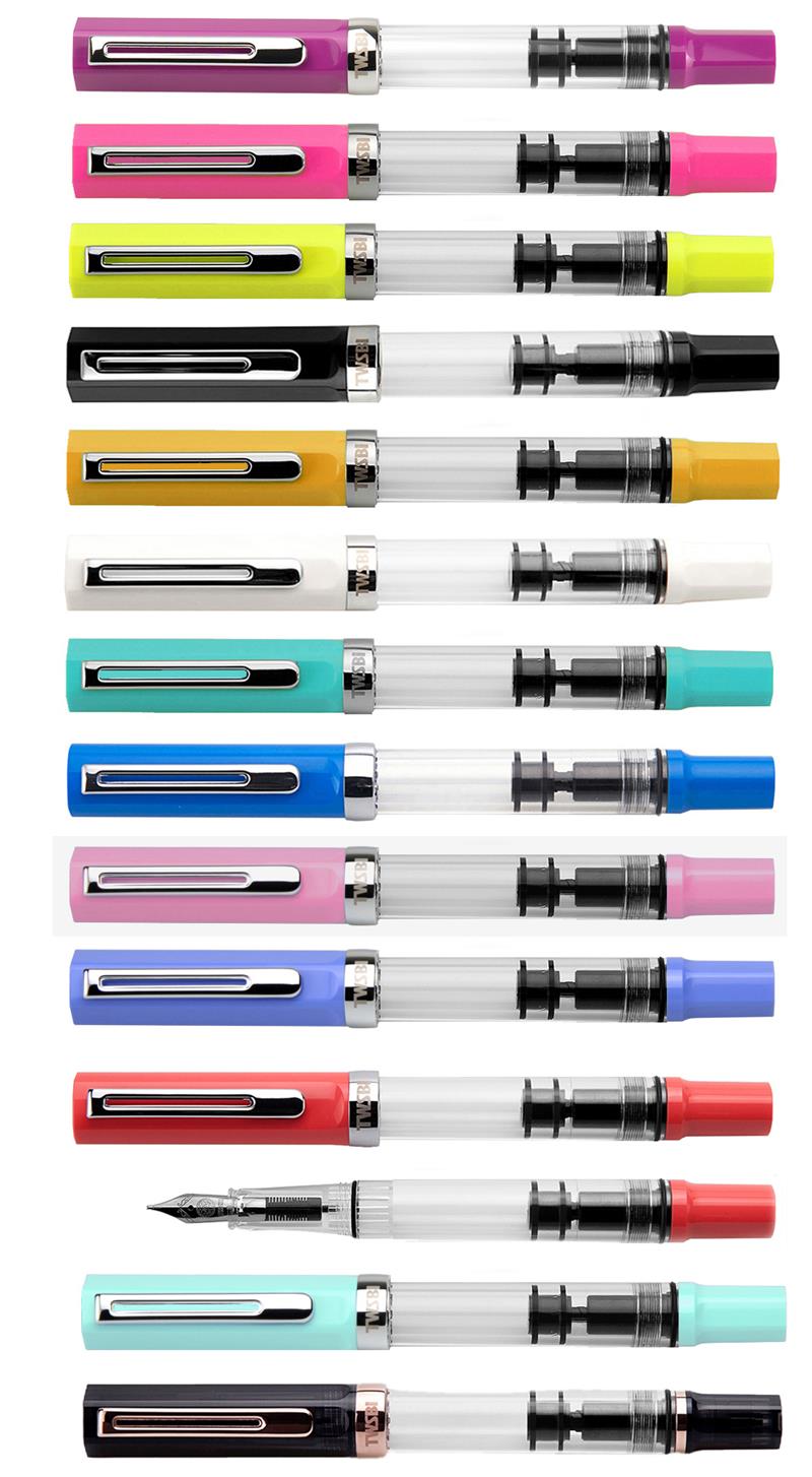 Penna Stilografica Twsbi Diamond Mini AL Silver pennino M