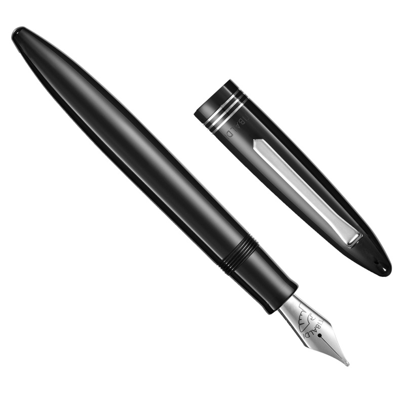 Tibaldi Bononia Black Fountain Pen - Stilografica