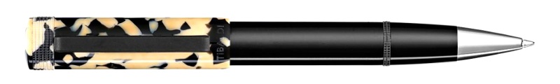 Tibaldi Perfecta Black & Beige Ballpen - Sfera