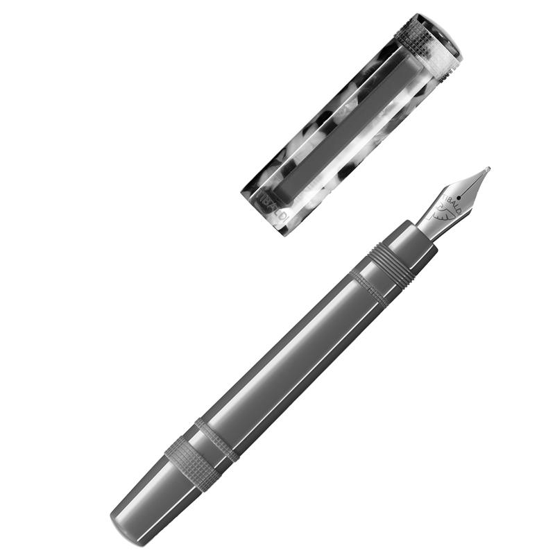 Tibaldi Perfecta Denim Stonewash Grey Fountain Pen - Stilografica