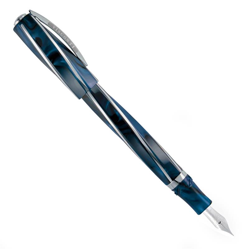 Visconti Divina Elegance Oversize Imperial Blue Fountain Pen - Penna Stilografica