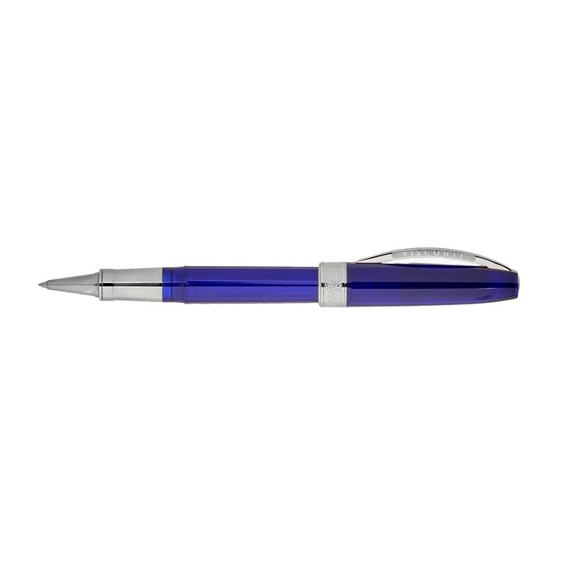 Visconti Michelangelo Translucent Blue Roller