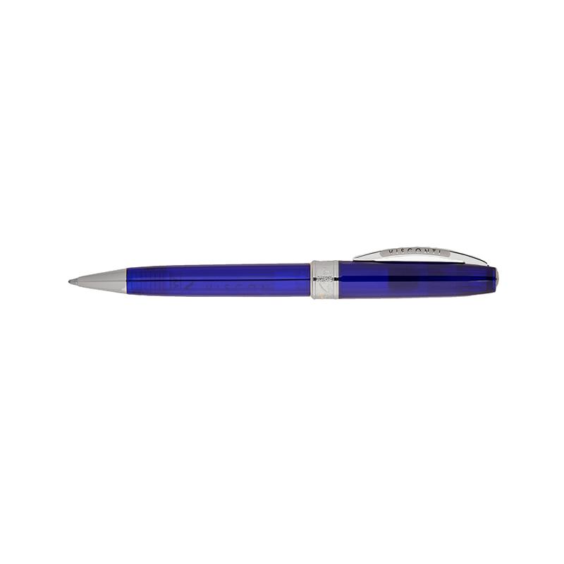 Visconti Michelangelo Translucent Blue Ballpoint Pen - Sfera